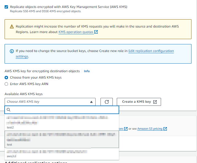 AWS S3 Cross-Account Replication Encrypt with AWS KMS Keys