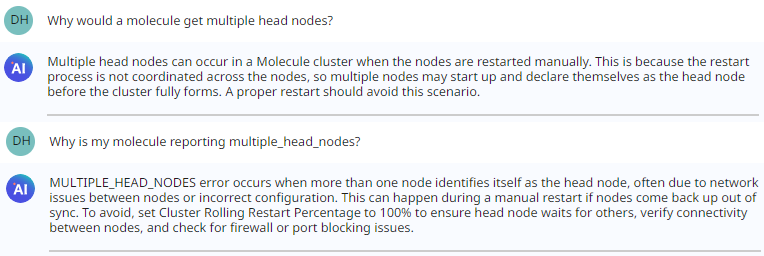 Trying Out the Boomi Answers AI Agent Multiple Head Nodes