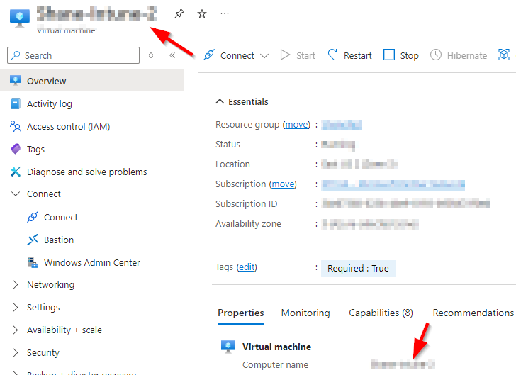 Securely Accessing Azure Virtual Machines with Entra Login VM Name